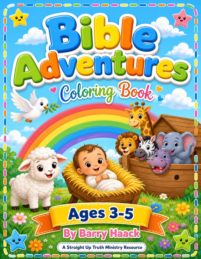 Bible Adventures Coloring Book, Ages 3 to 5, cover